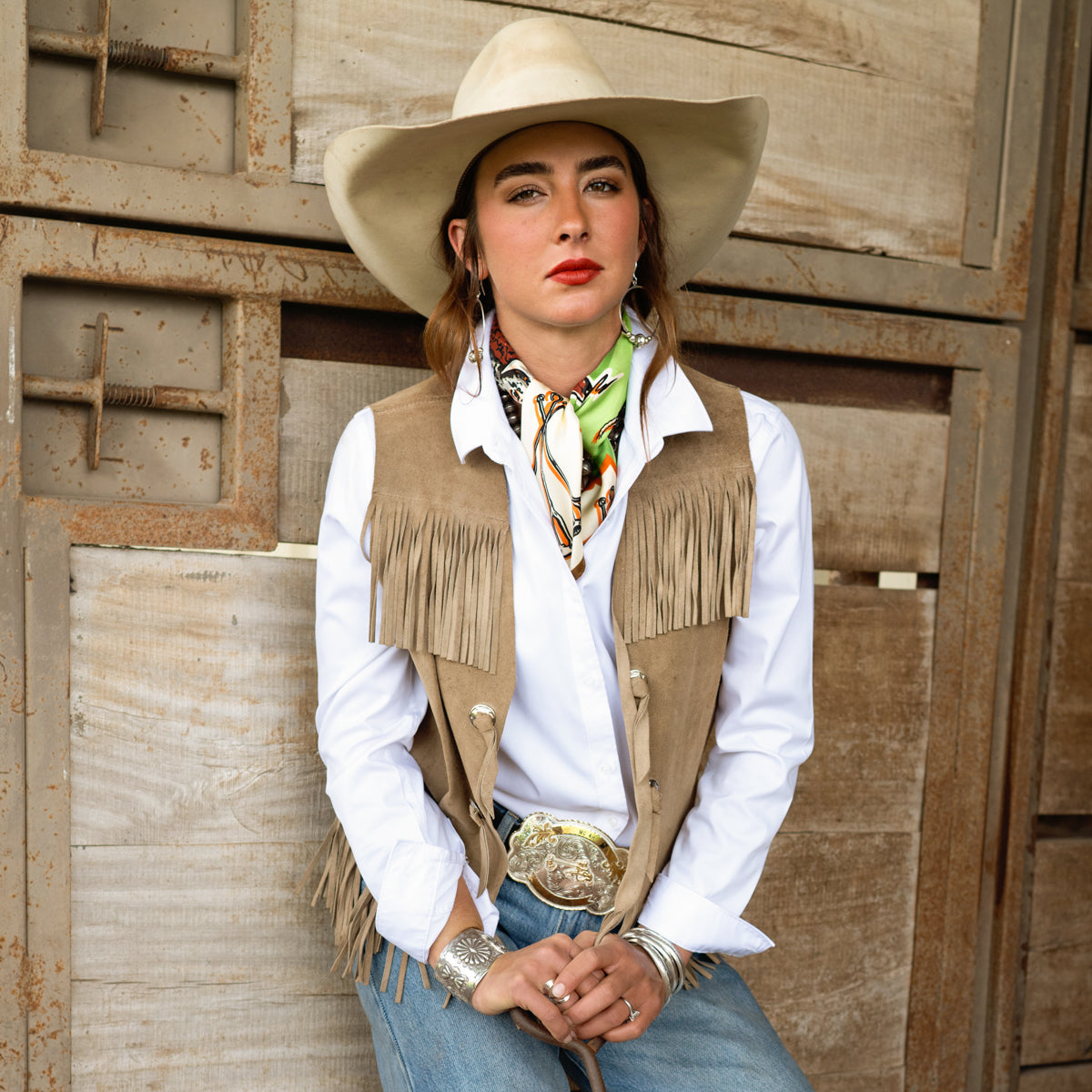Fringe Scarves Toro Grande Silk Scarf dry clean preferred silk that smooths with a steamer western fashion Utah