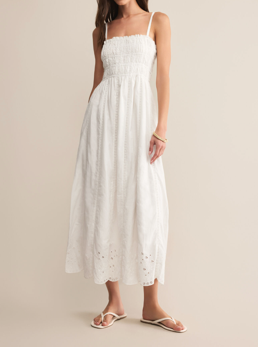 Dani Embroidered Midi Dress Buy at Boltranchstore.com 