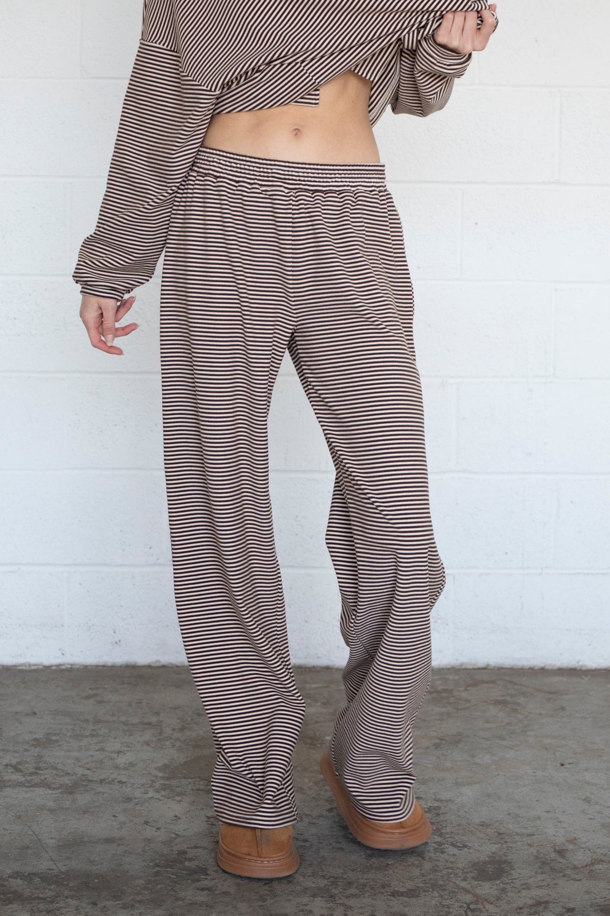 Dani Lounge Pants in Brown shop at boltranchstore.com viral comfortable 