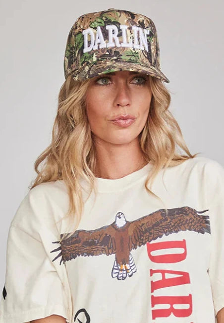 Darlin Heritage Camo White Cap