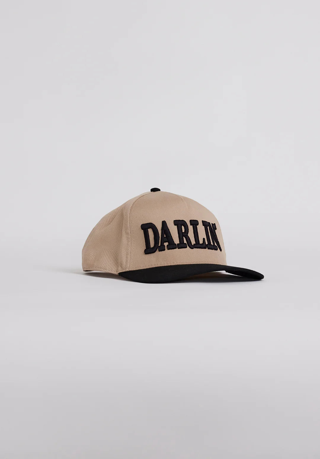 Darlin Snapback Khaki Black Hat