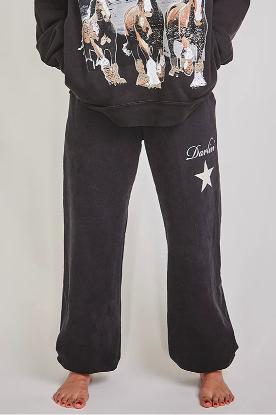 Darlin Heavy Sweatpants - Black