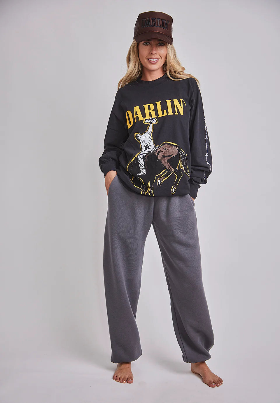 Darlin Gray Sweatpants