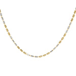 Makhala Delicate Mixed Metal Cylinder Chain free shipping at boltranchstore.com