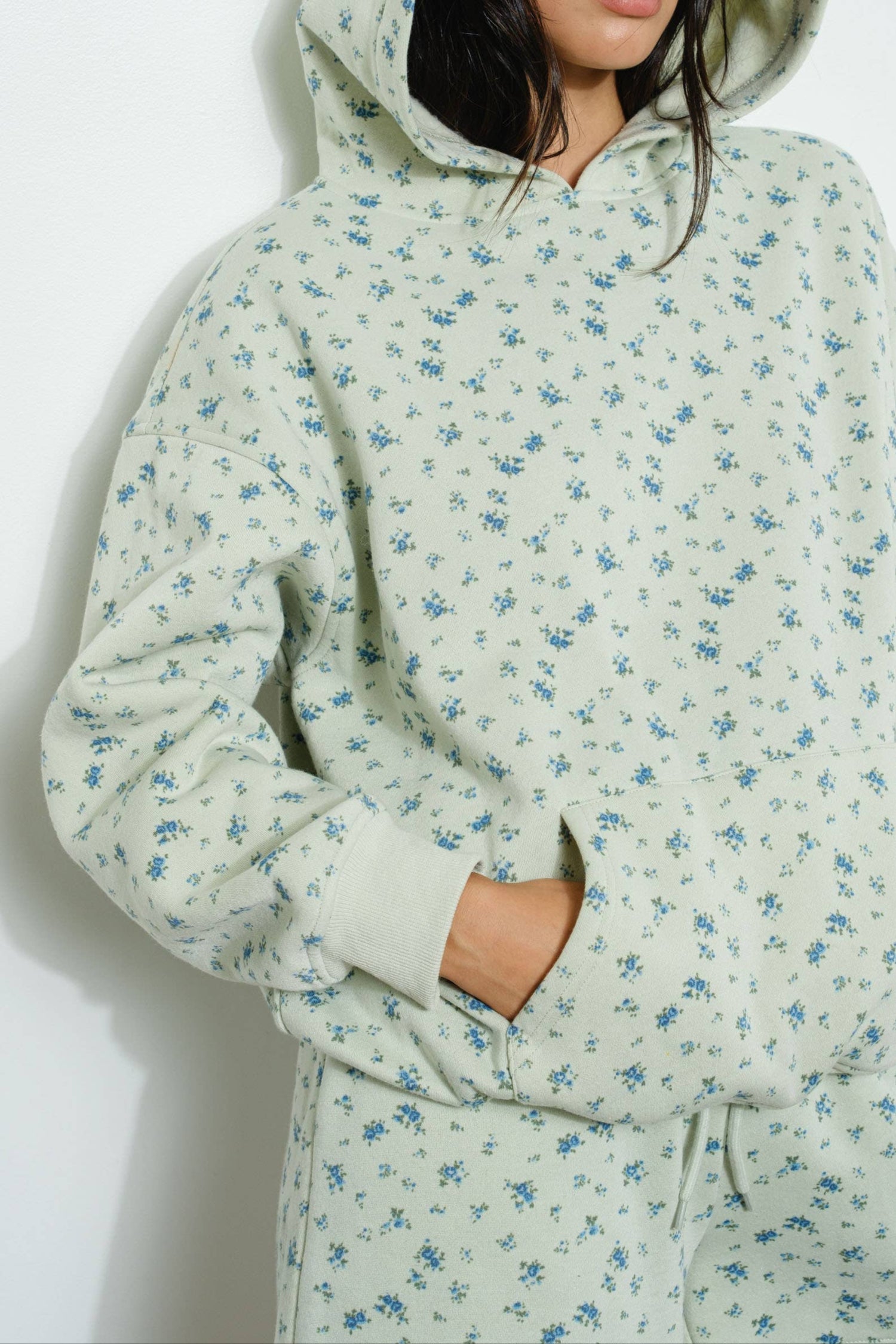 Ditsy Floral Hoodie Sweatshirt western boutiques
