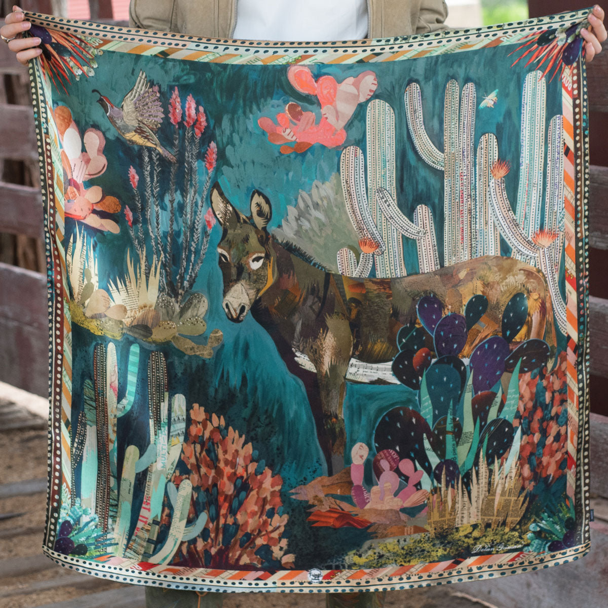 Fringe Burro Country Scarf