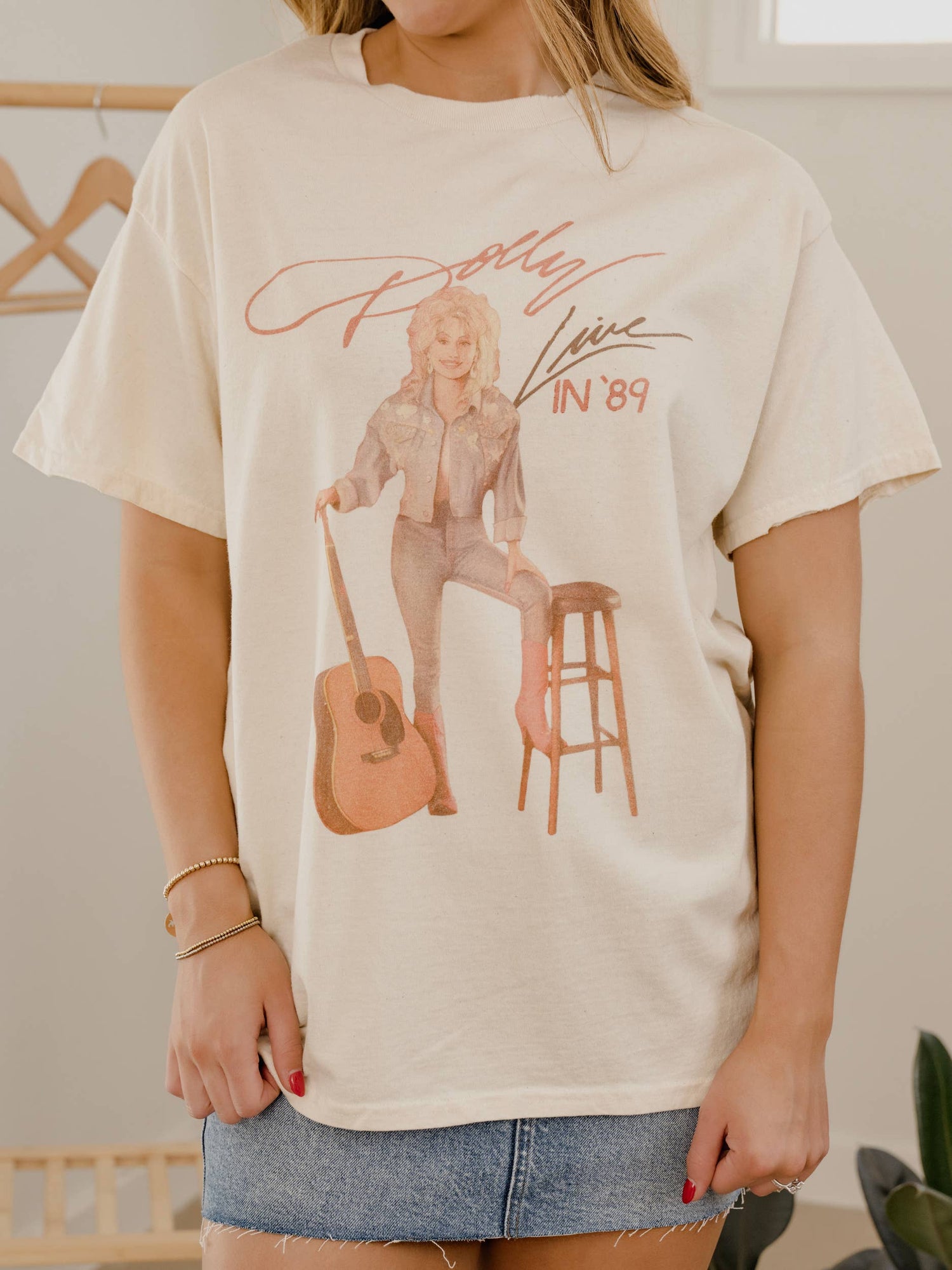 Dolly Parton Live in 89 Thrifted T Shirt order at boltranchstore.com