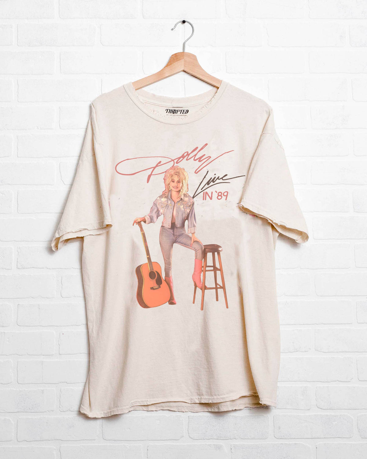 Dolly Parton Live in 89 Thrifted T Shirt