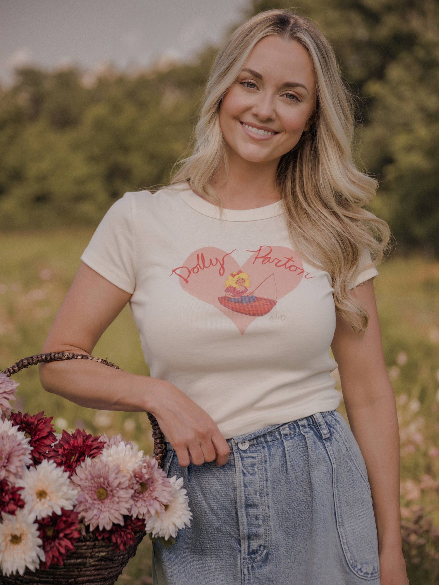 Dolly Parton Pond Cropped T Shirt a vintage cropped t shirt