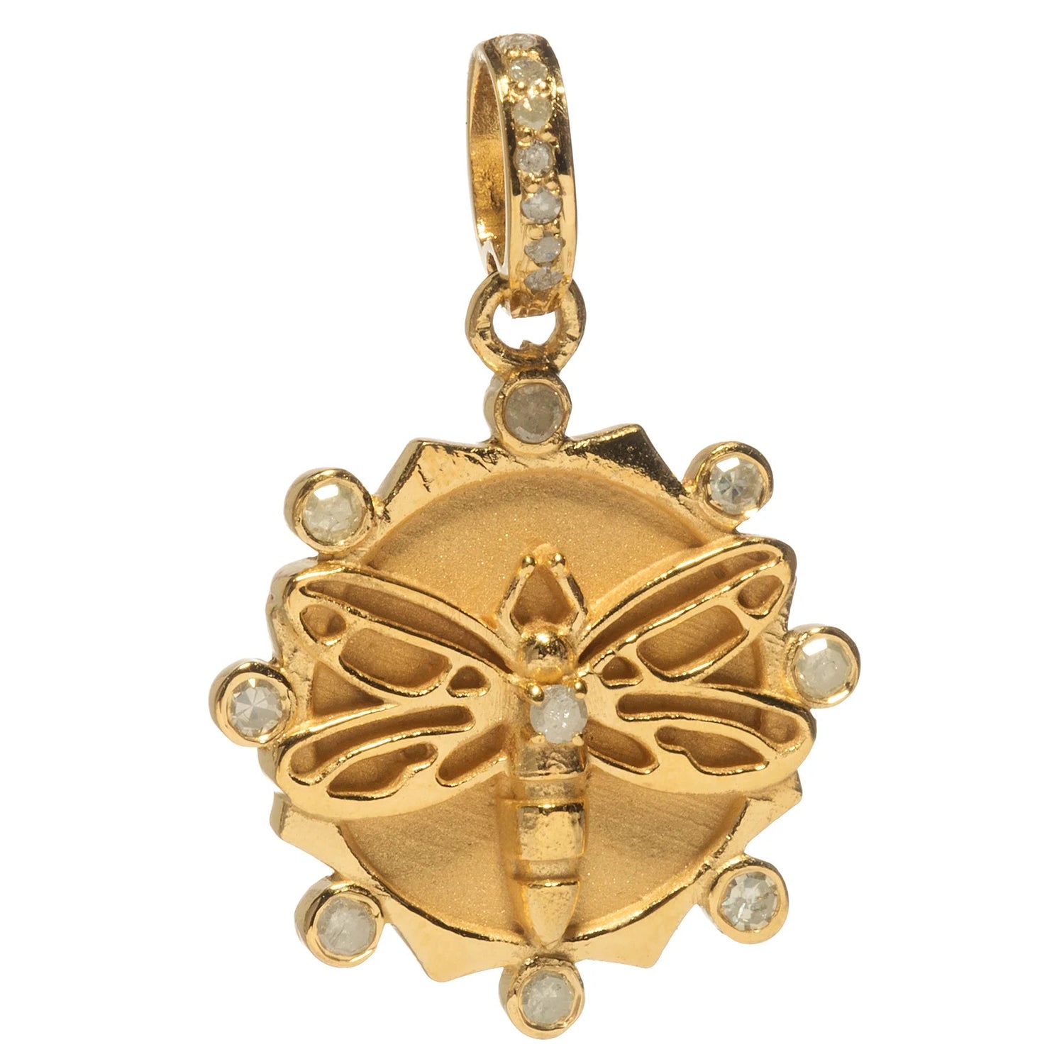 Makhala Dragonfly Charm Charm necklace free shipping at boltranchstore.com