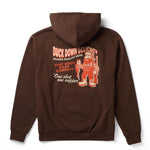 Seager Duck Down Delicacy Hoodie Brown brown cotton poly mens pullover hoodie western clothing Utah SKU MFH26DUCKDDBRN
