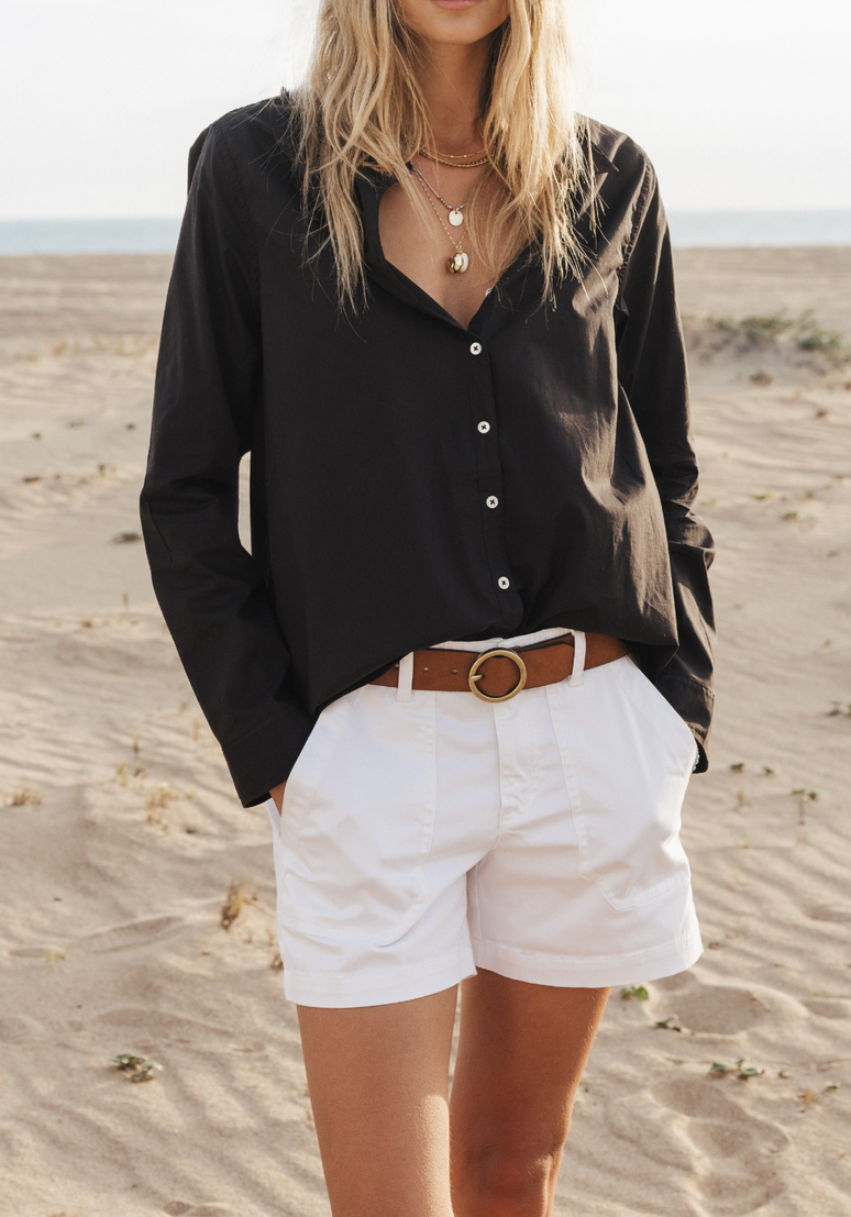 Dylan Classic Taylor Shirt at boltranchstore.com free shipping womens black button down 