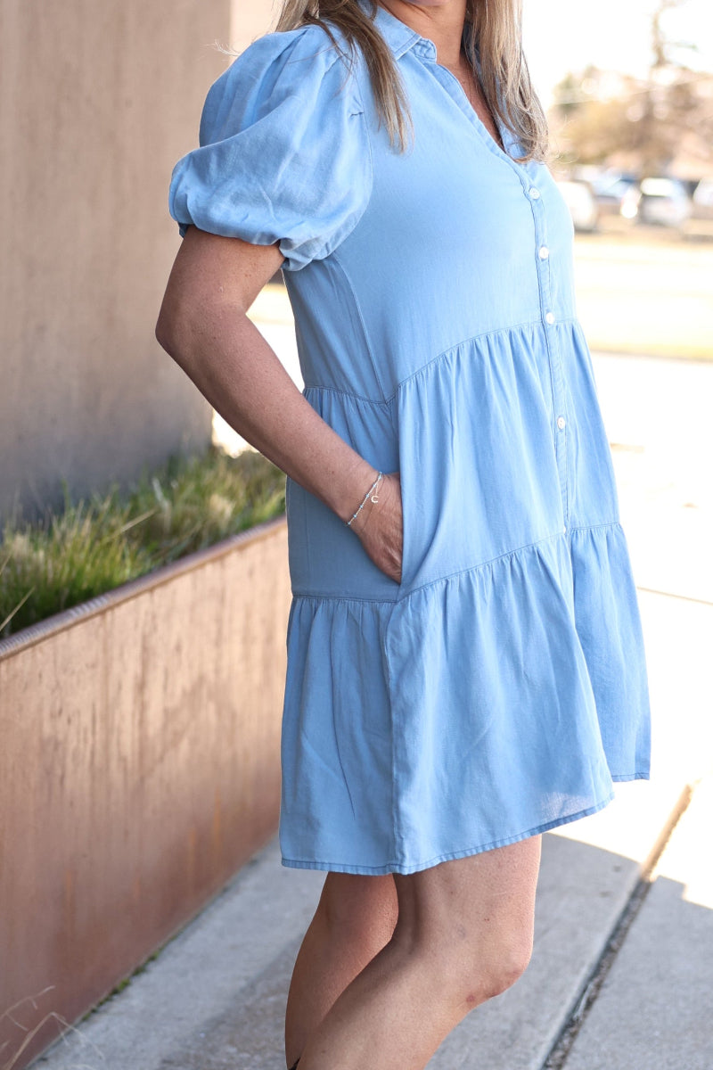 Dylan Denim Parker Dress