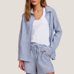 Dylan Maeve Button Up Shirt womens long sleeve summer top button down available at Bolt Ranch Store