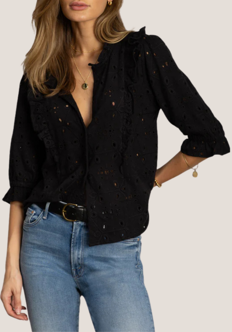 Dylan Womens Delaney Blouse doen bohne foodnanny fall popular viral womens fashion