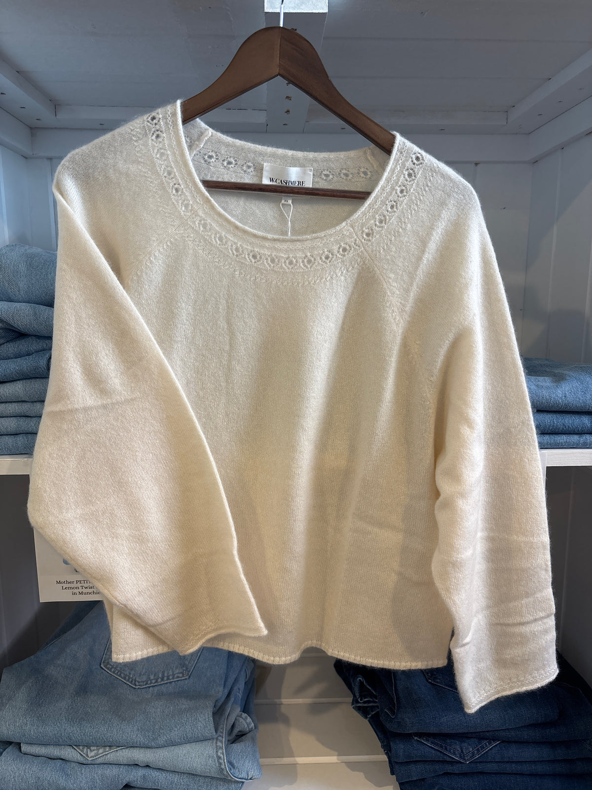 W Cashmere Sabina Crew Neck