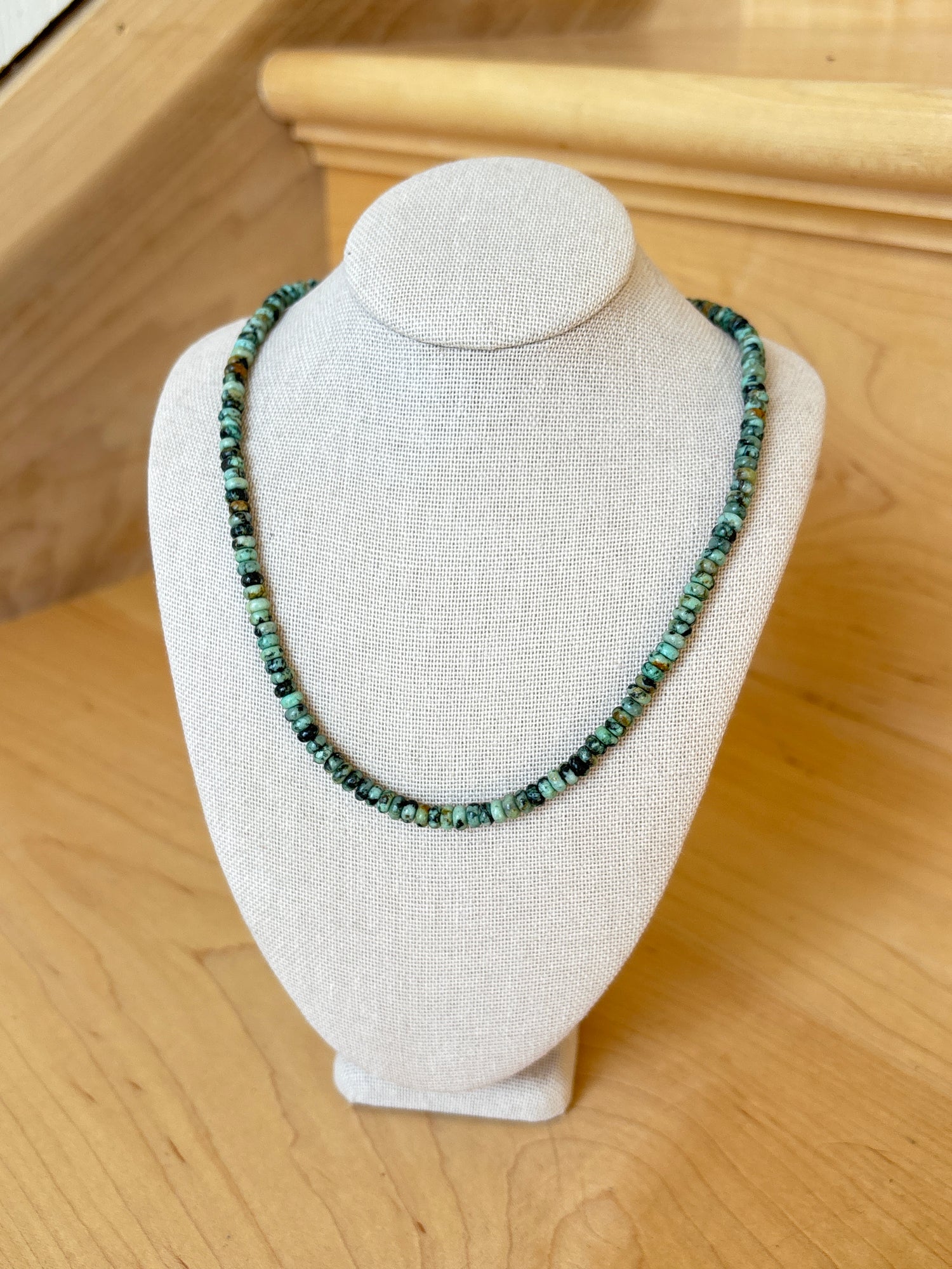 Makhala Natural Green African Turquoise