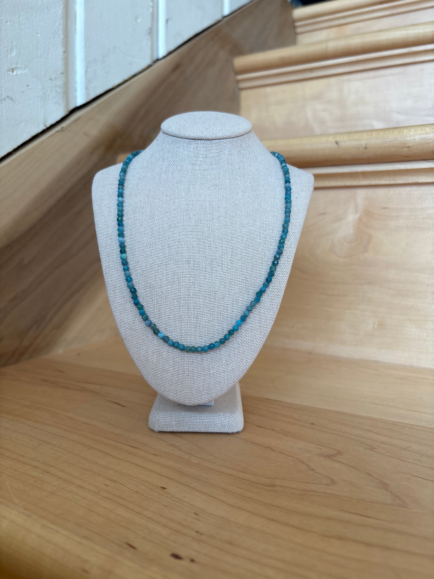 Makhala Blue Apatite Diamond Closure