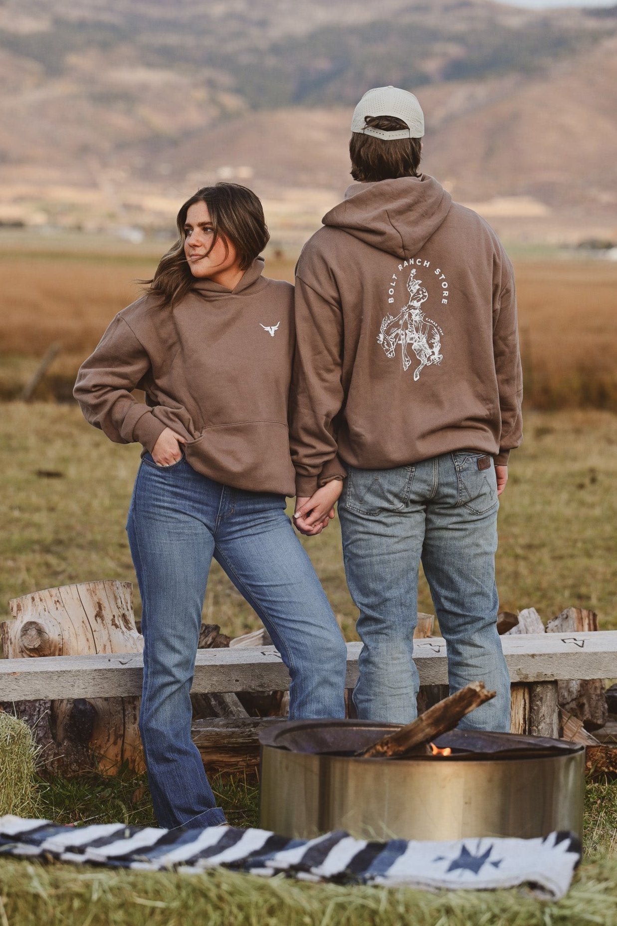 Bolt Ranch Cowboy Country Hoodie