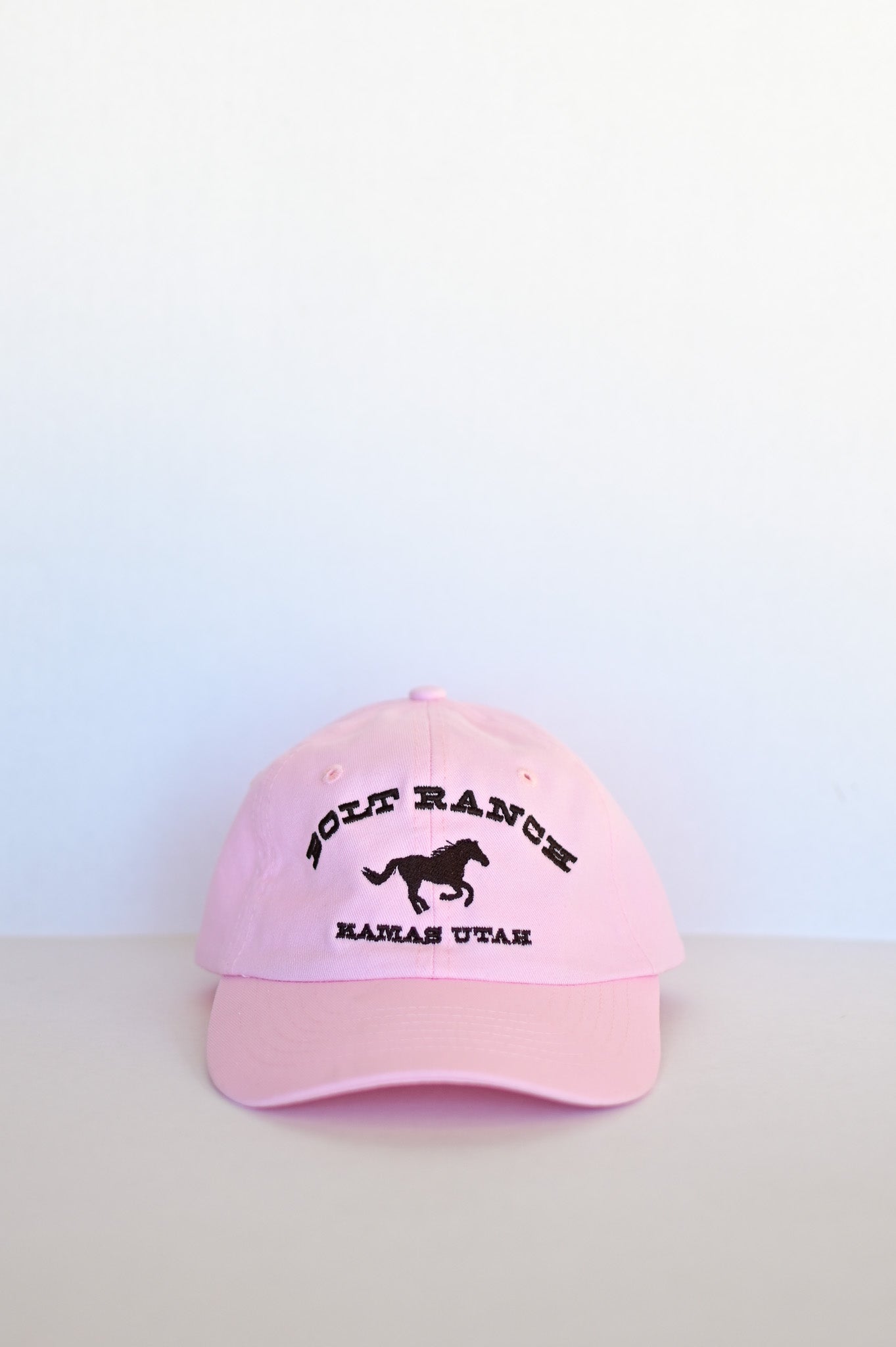 Bolt Ranch Youth Running Horse Hat kids toddler hat Boys girls unisex horse hat Boltranchstore.com pink cute