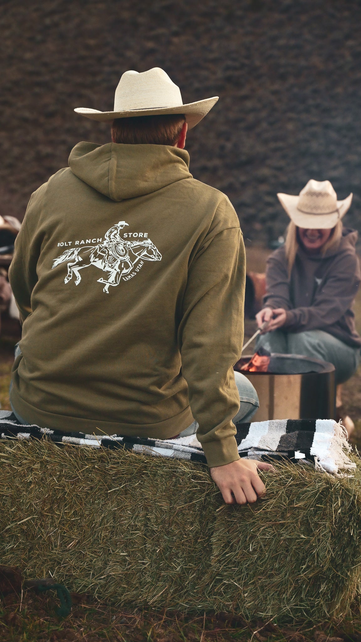 Bolt Ranch In The Saddle Hoodie