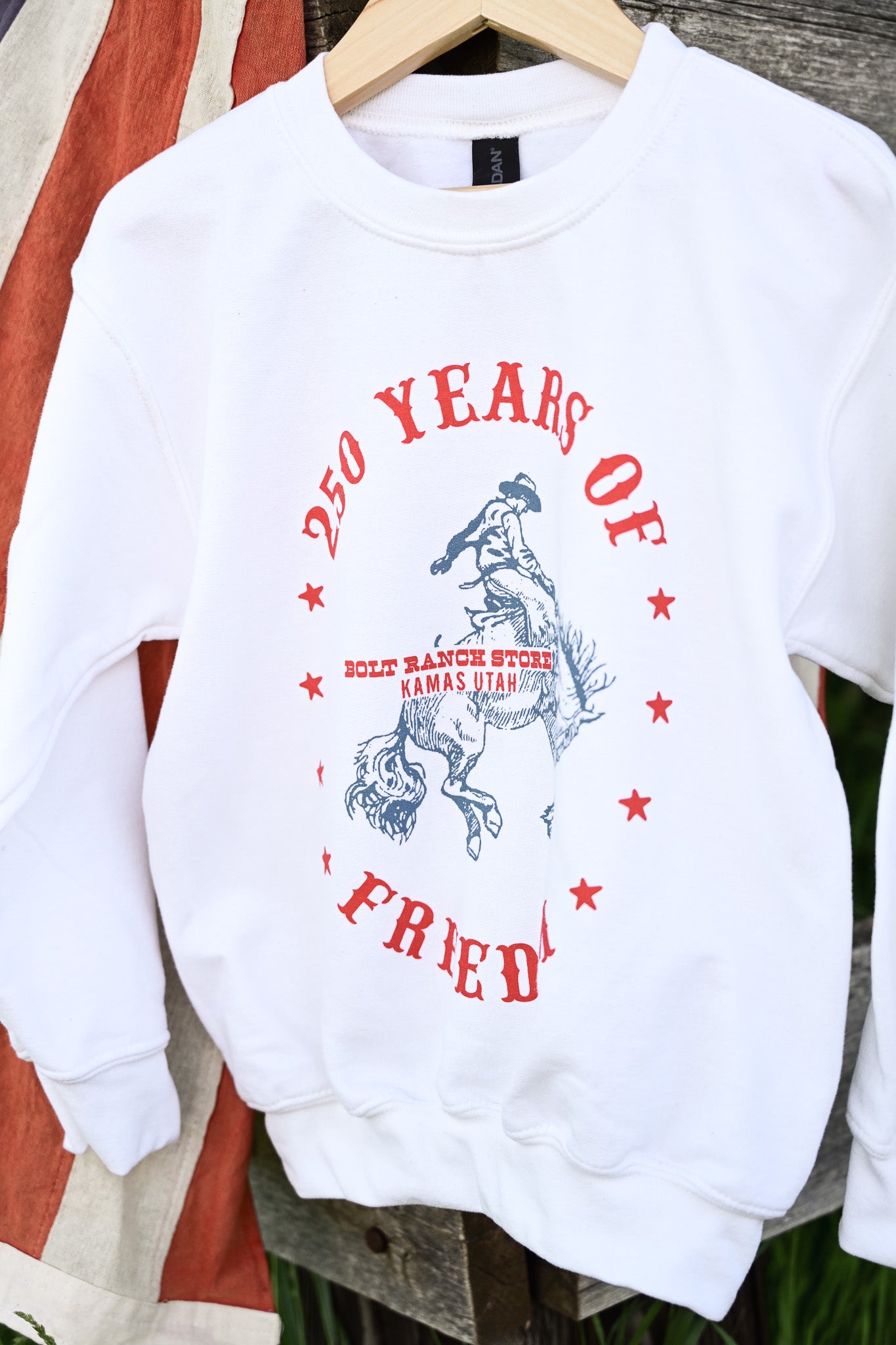 Bolt Ranch Youth 250 Freedom Crewneck