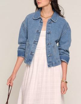 Ellaria Jacket by Heartloom womens denim jacket Boltranchstore.com Free Shipping 262U15A