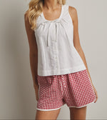 Ellie Front Tie Button up Blouse find at boltranchstore.com western boutique