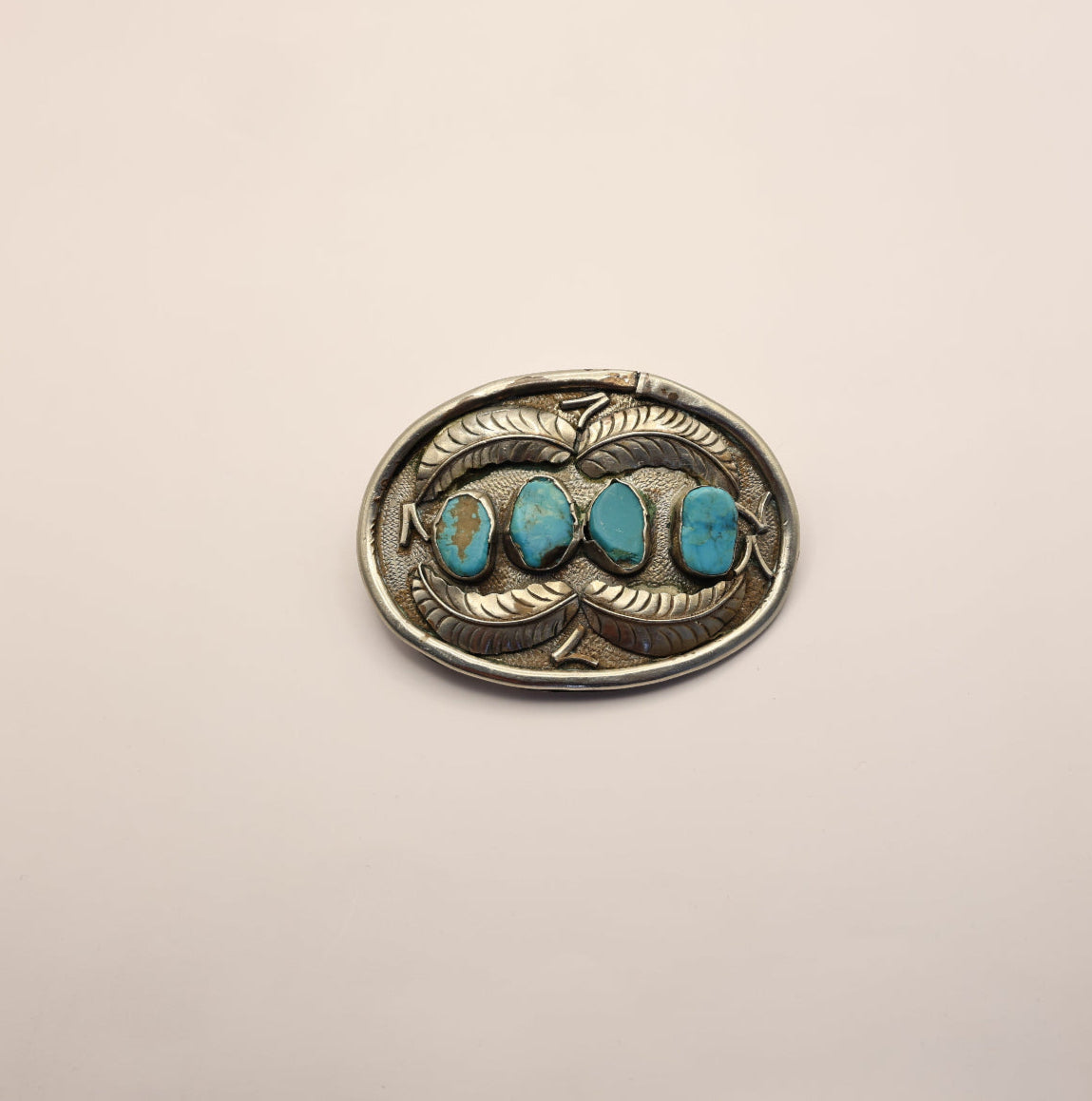 Encased Stone Feather Wrapped Buckle exclusively at boltranchstore.com