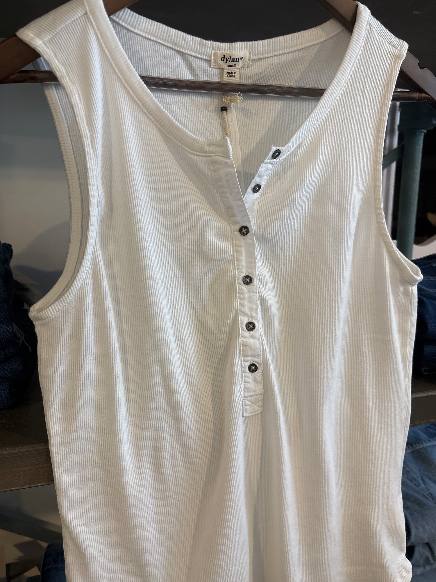 Dylan Rowan Rib Henley Tank
