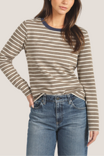 Dylan Womens Charlie Stripe Crew womens fall 2025 popular viral at Bolranchstore.com