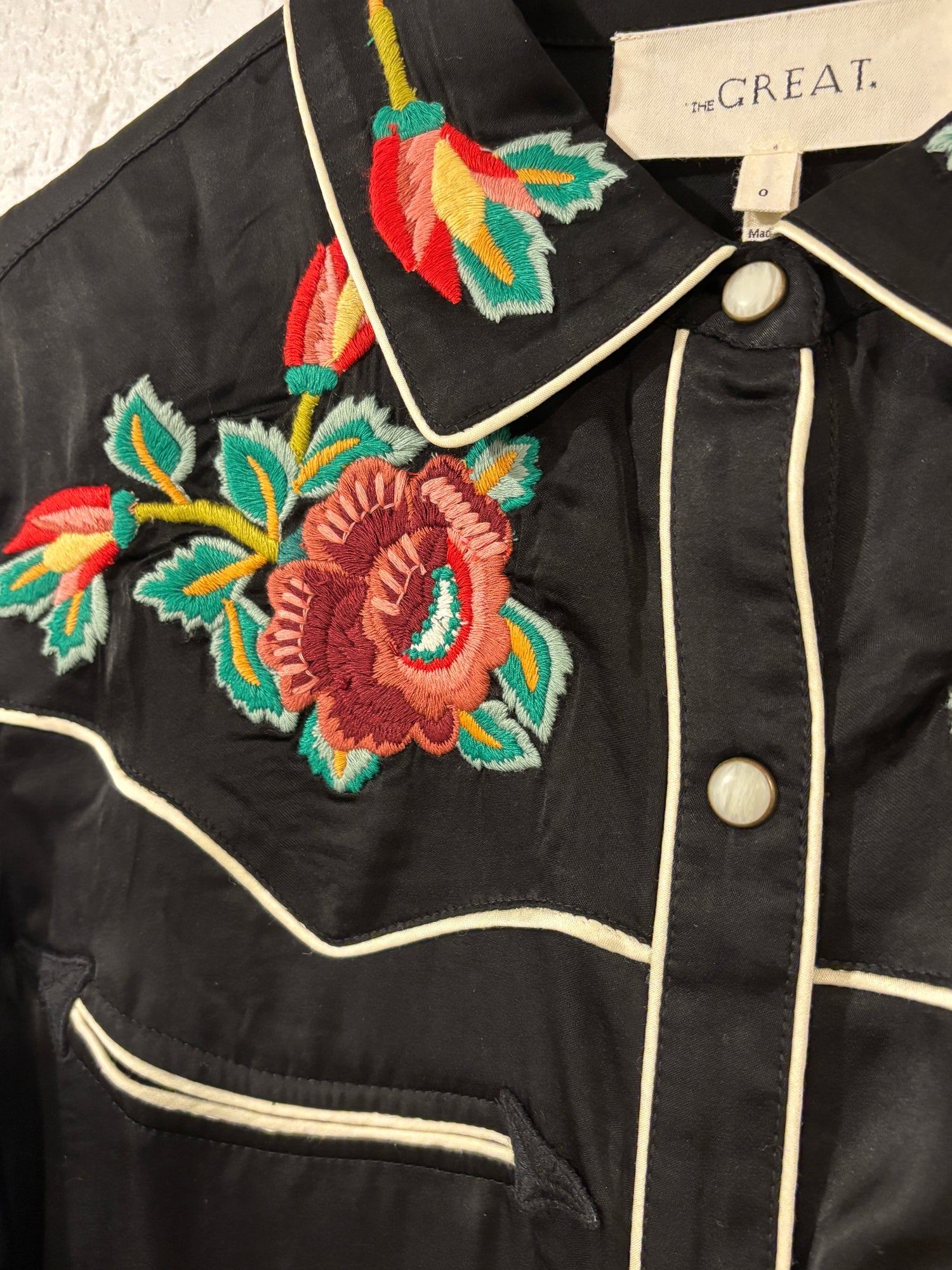 The Great Heirloom Rose Western Shirt