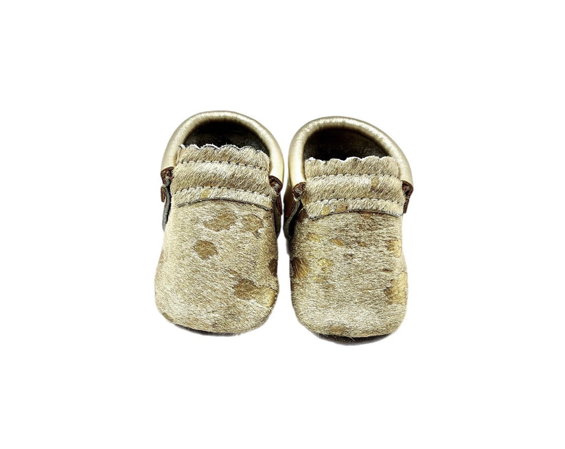 MishMoccs Acid Wash Gold infant and toddler shoes free shipping at boltranchstore.com