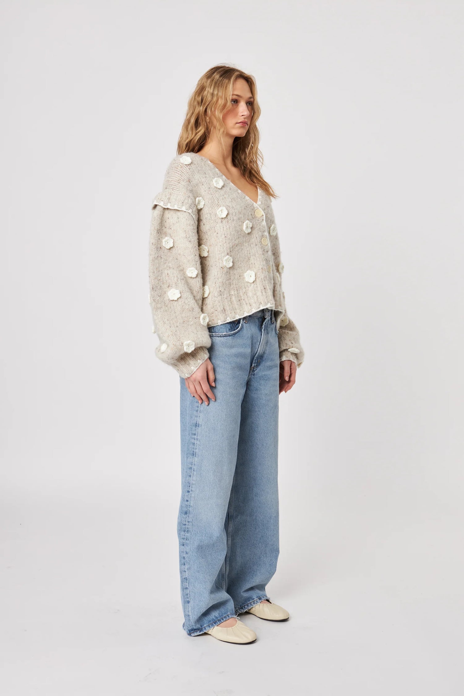 Marco Floral Applique Cardigan