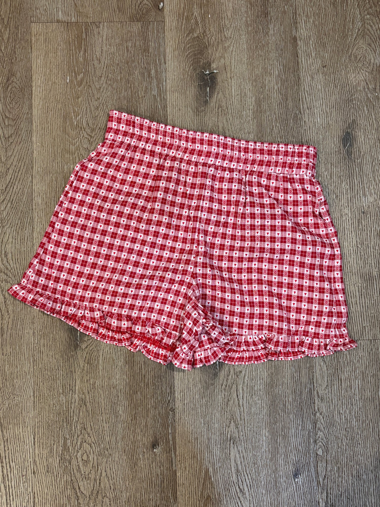Cupid Ruffle Heart Shorts