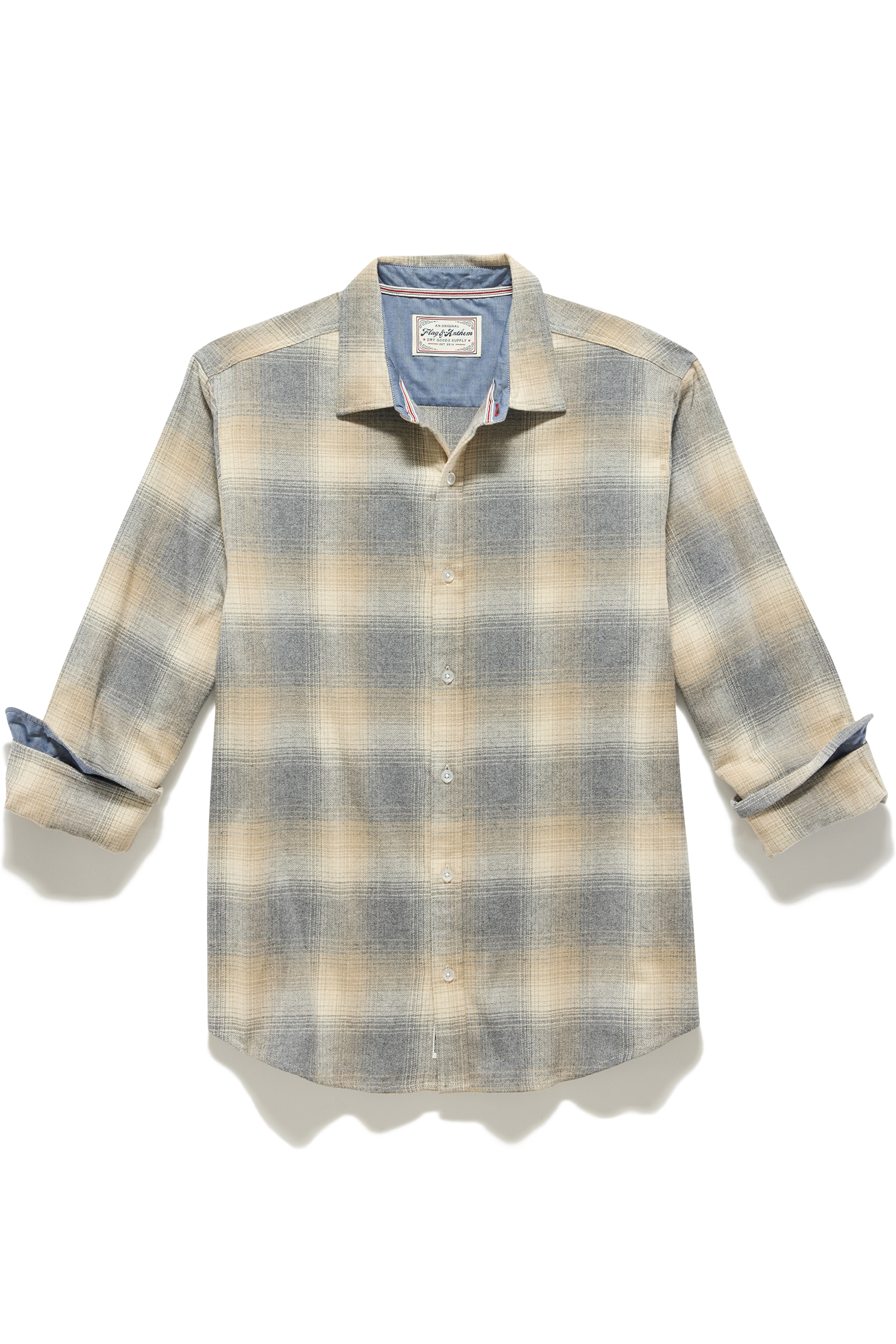 Alvin Mens LS Flannel Shirt
