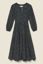 Trovata Sylvie Dress Marin Ditsy dark ditsy floral print cotton dress womens western boutique Utah FA26W133531