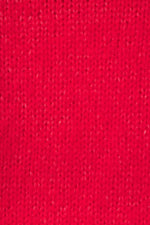 Trovata Cleo Sweater Red knit fabric swatch showing the striped alpaca wool blend womens fashion Utah