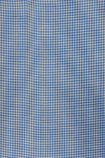 Trovata Francesca Blouse Seabrook Gingham cotton fabric swatch showing the woven gingham check womens fashion Utah