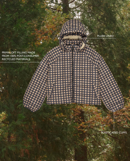 The GREAT Whistler Puffer in Mini Frosted Daisy