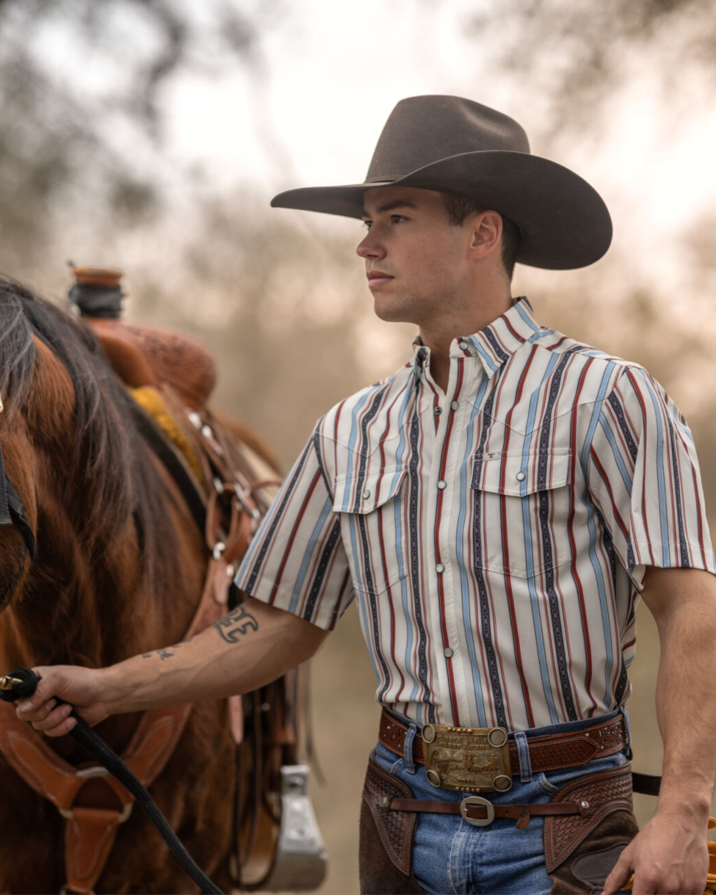 Ferrell Mens The Brooks Snap Shirt