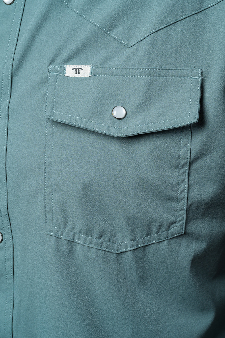Ferrell Core Mens Aqua Snap Shirt
