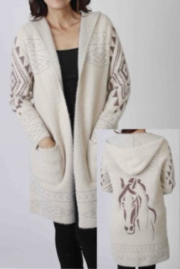 Fanny with Horse Cardigan