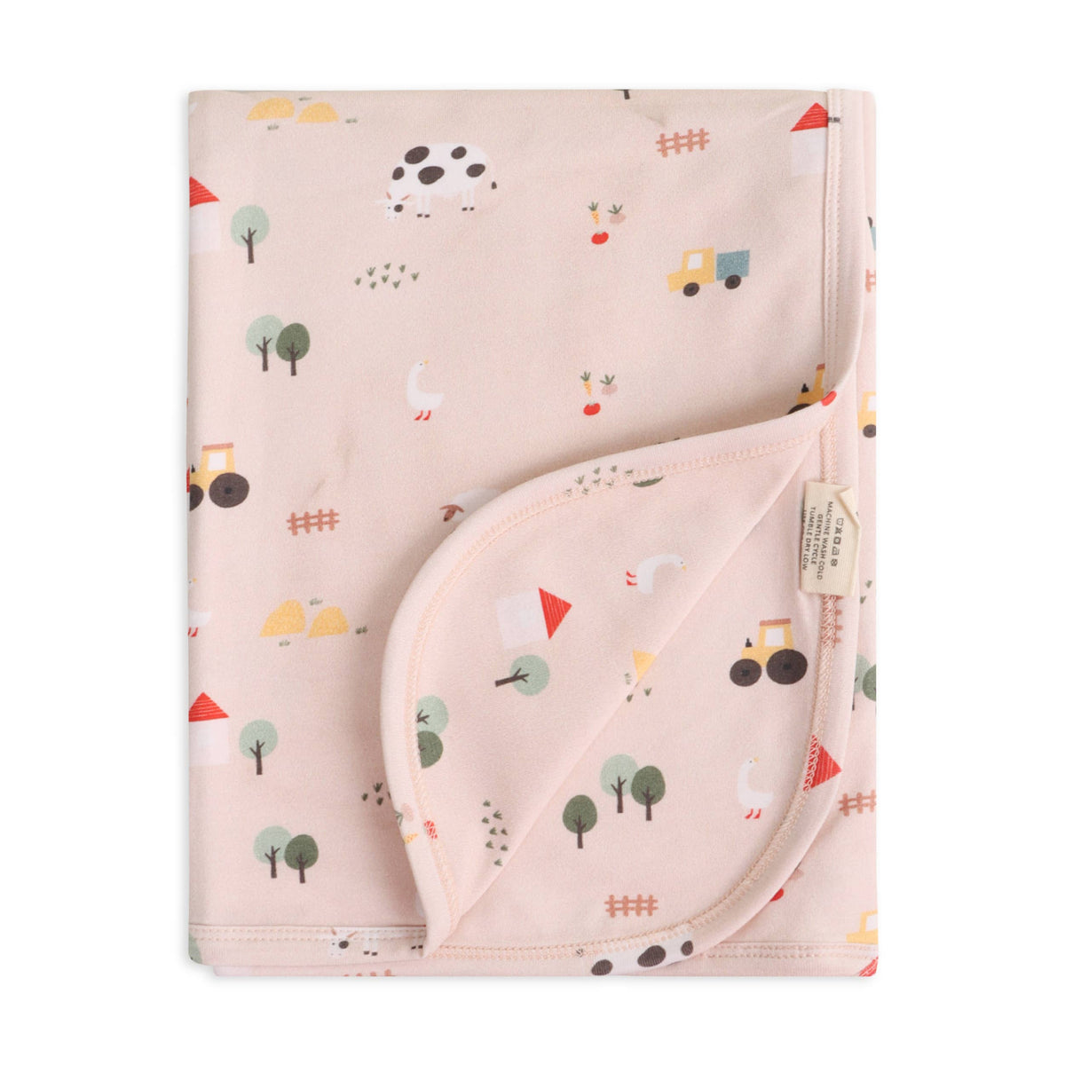 Farm Reversible Baby Blanket shop at boltranchstore.com baby blanket farm