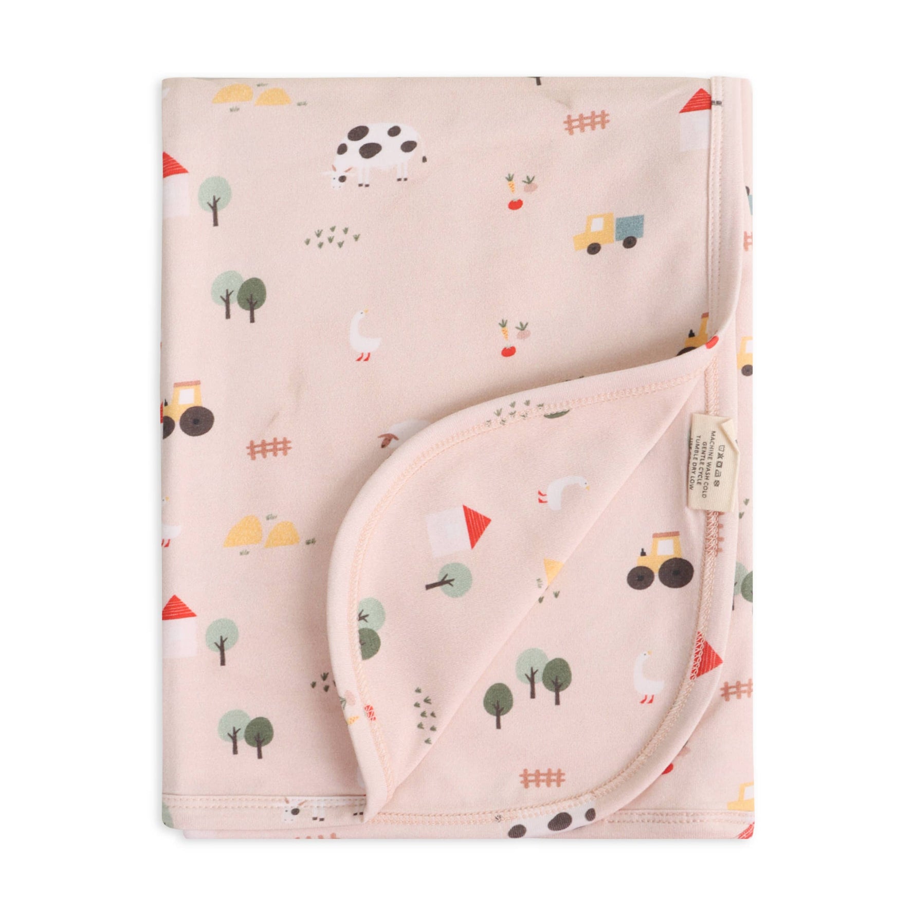 Farm Reversible Baby Blanket shop at boltranchstore.com baby blanket farm