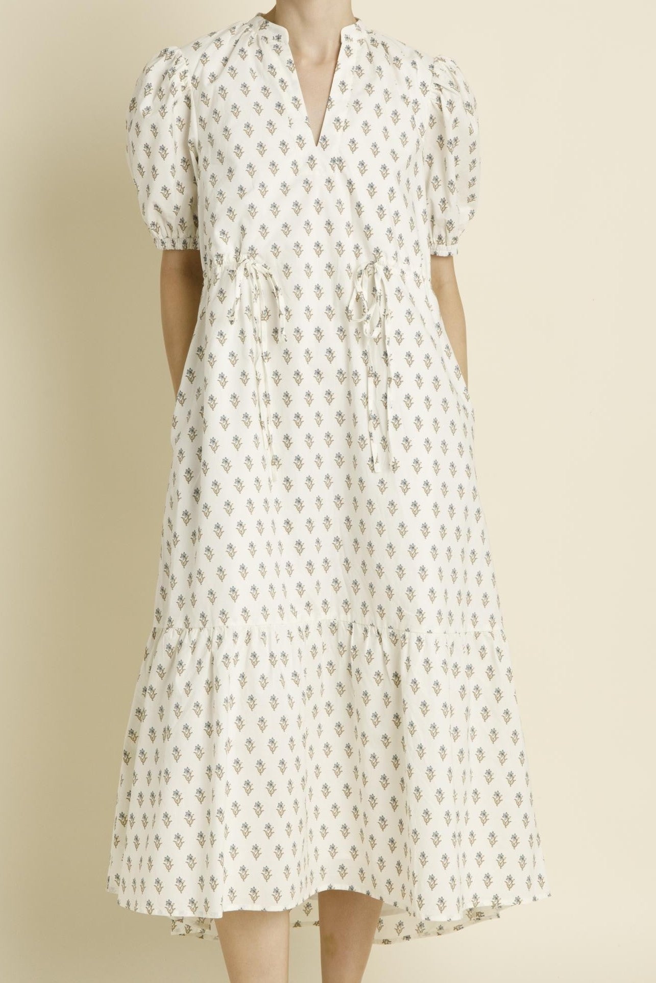 Farrah Floral Mini Tie Dress order today at boltranchstore.com