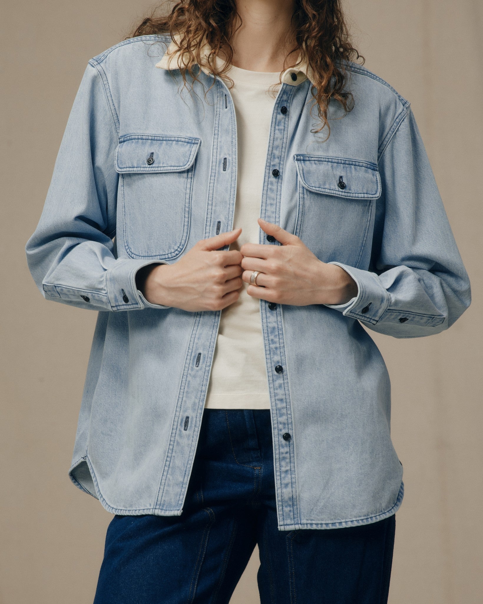 Filson Womens Denim Work Shirt buy at boltranchstore.com western wear free shipping