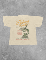  Fishing Rodeo Summer Boxy Cotton TShirt shop at boltranchstore.com