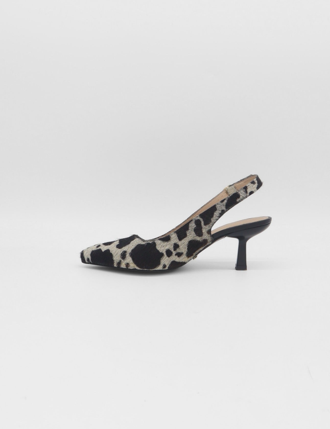 Stivali Flatiron Slingback Cowhide Kitten Heel