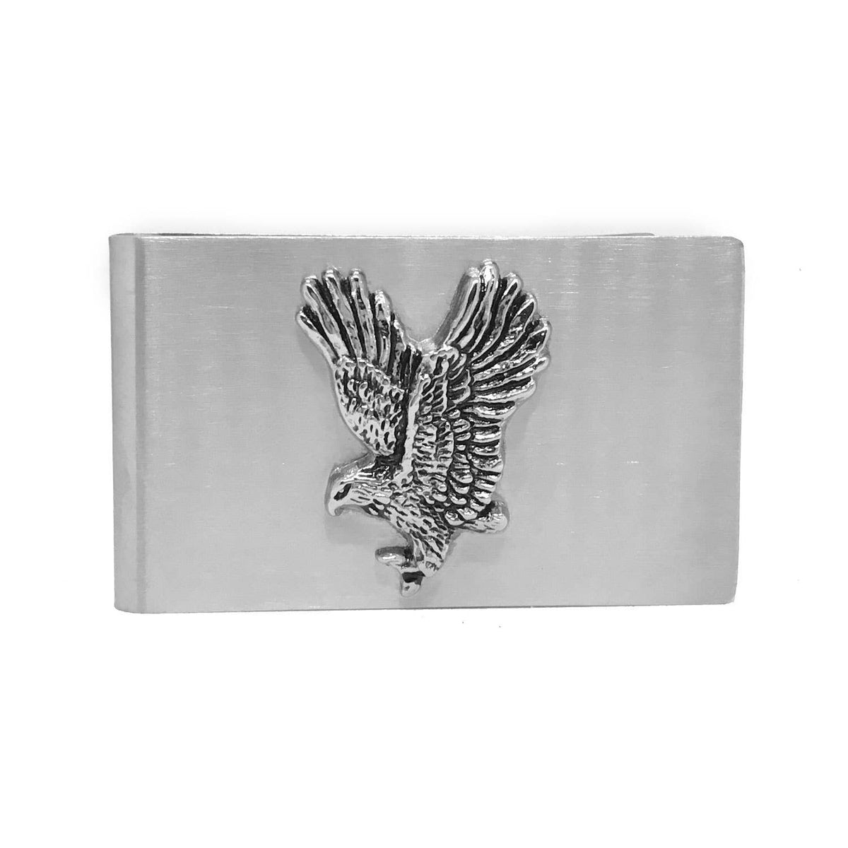 Flying Eagle Money Clip buy at boltranchstore.com western accessories mens gift for him stainless steel